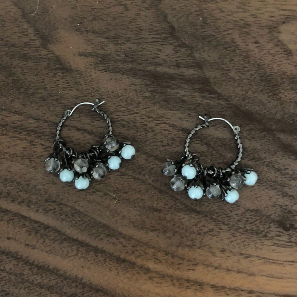 Beaded Hoops